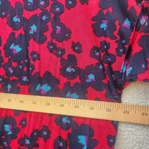 FREE PEOPLE Women's Love Letter Tunic Dress Medium Oversized Ruffle Boho - Picture 12 of 15